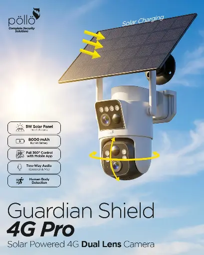 POLLO HS304-TB-DS-4G | 4MP SOLAR PT 4G CAMERA
