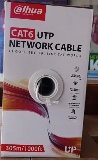 DAHUA PFM920I-6U-C | 23AWG WHITE CAT6 CABLE