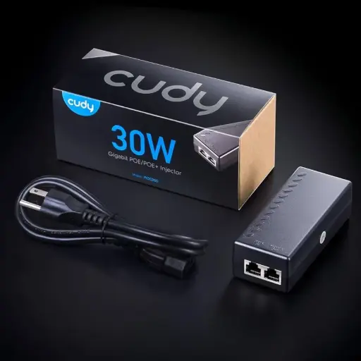 [IP-COM] CUDY POE200 30W GIGABIT POE+POE+INJECTOR