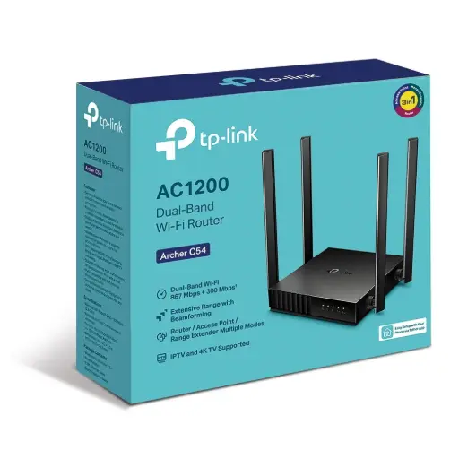 TP-LINK ARCHER C54 | AC1200 DUAL BAND WIFI ROUTER