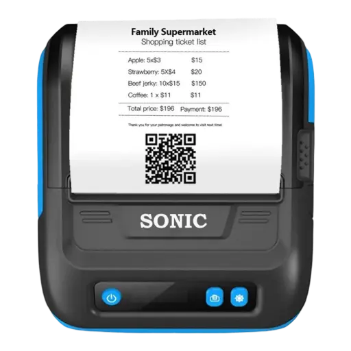 SONIC SNC-808 | THERMAL & LABEL PRINTER (USB+BLUETOOTH)