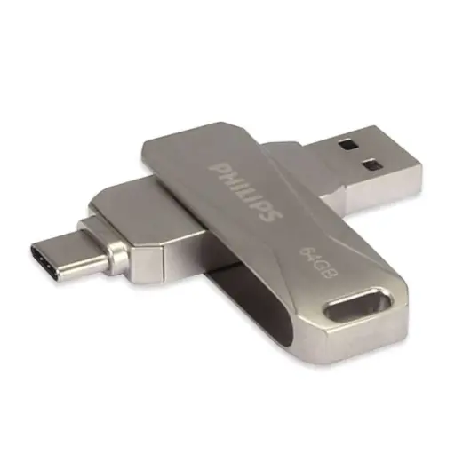 [PHILIPS] PHILIPS 64GB | FM60UT USB+TYPE C FLASH