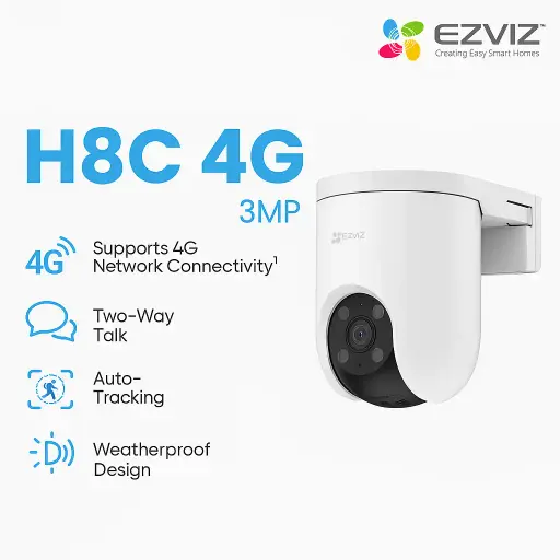 EZVIZ H8C 4G | 3MP(2K) WIFI CAMERA