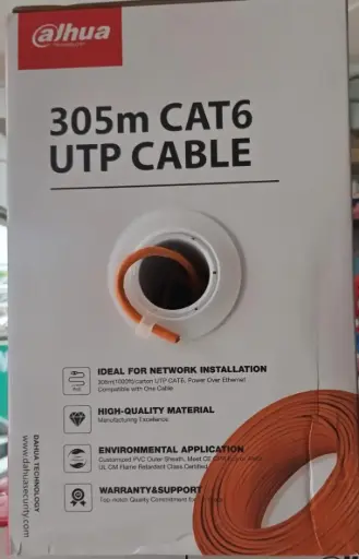 DAHUA PFM922I-6UN-C | 305M CAT6 ORANGE CABLE (968)
