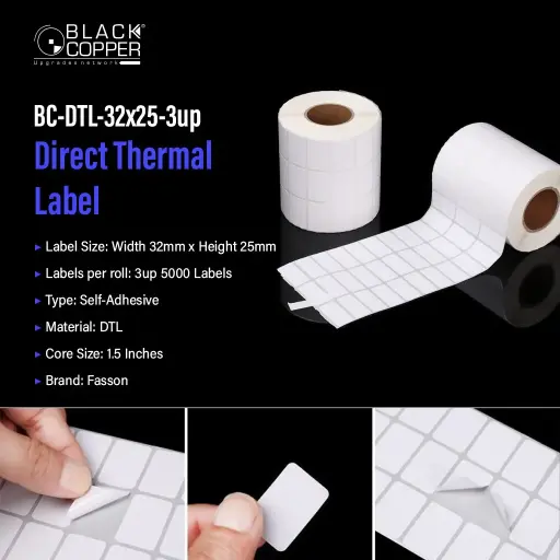 DTL3225 | 3UP(3000) LABEL ROLL 