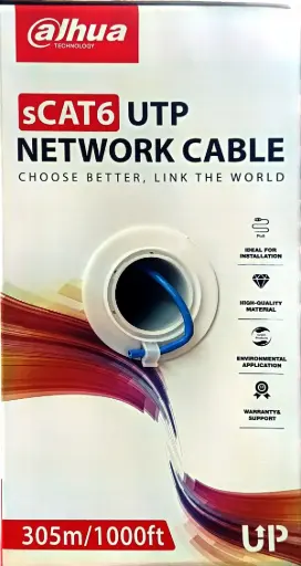 DAHUA PFM920I-6UN1-N | 24AWG CAT6 BLUE CABLE 305M