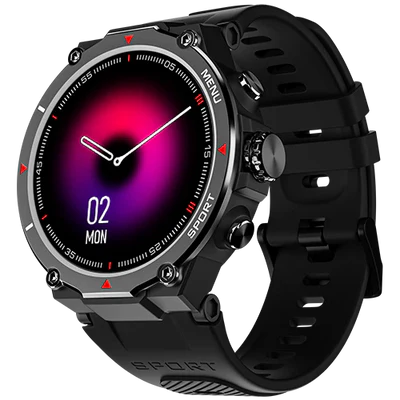 ZERO ARMOUR JET BLACK WATCH