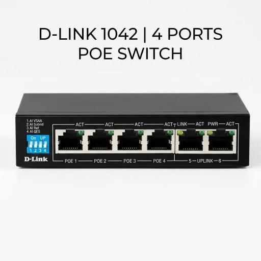 D-LINK 1042 | 4 PORTS POE SWITCH