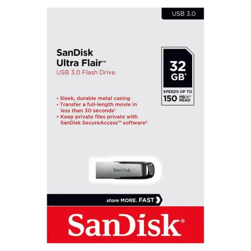 SANDISK 32GB | ULTRA FLAIR USB FLASH