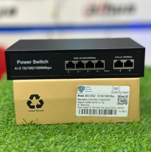 SSS CX042 | 4+2 GIGA POE SWITCH