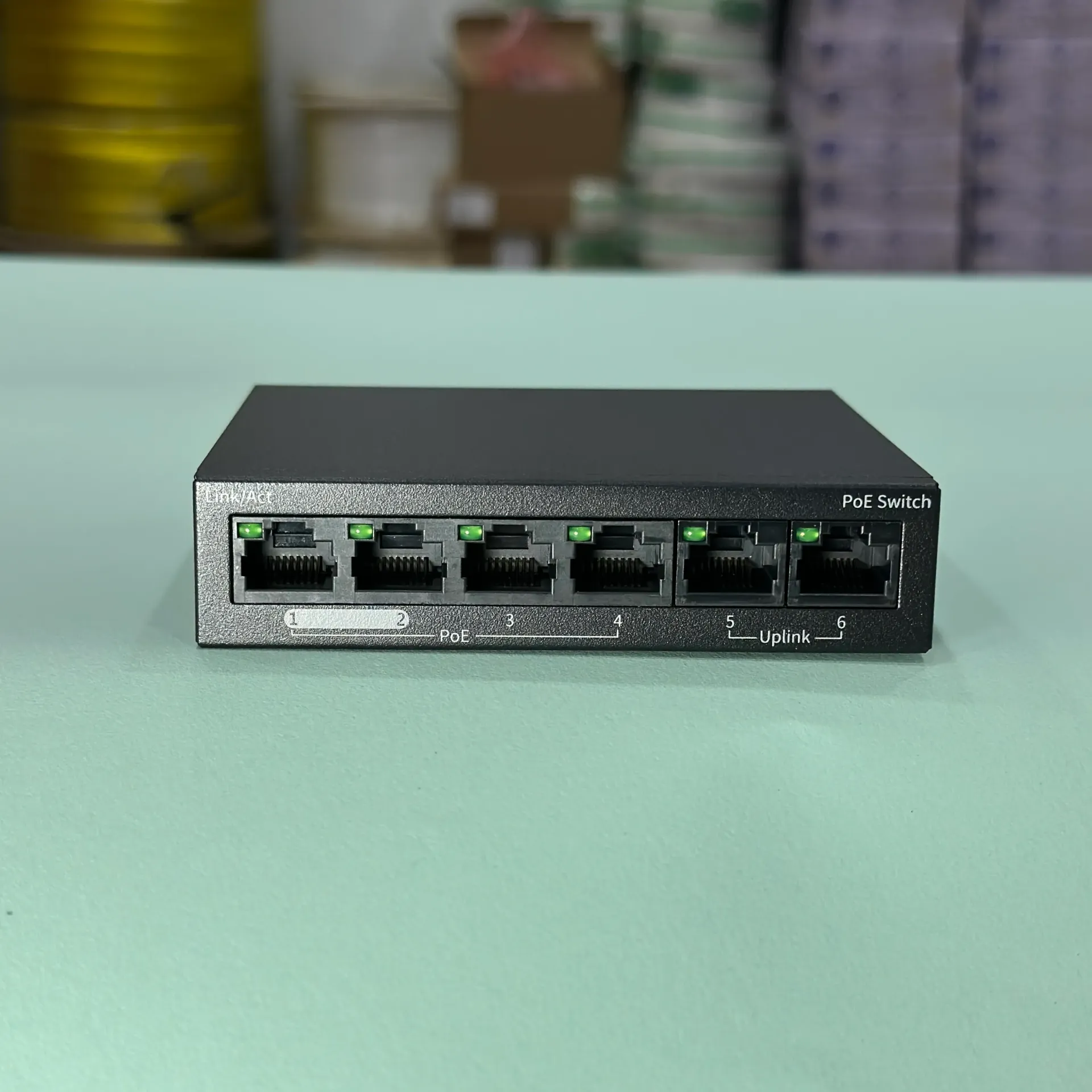 SSS 2006-POE | 6PORTS GIGA UPLINK POE SWITCH